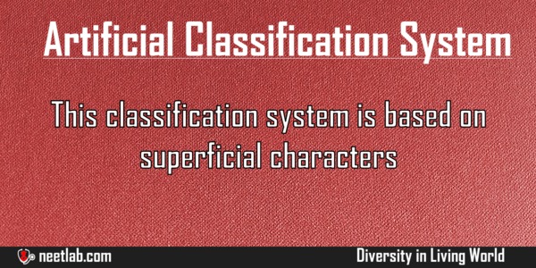 Artificial Classification System Diversity In Living World Explanation 