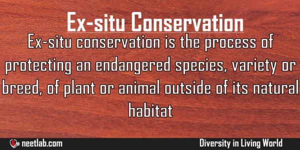 Exsitu Conservation Diversity In Living World Explanation 