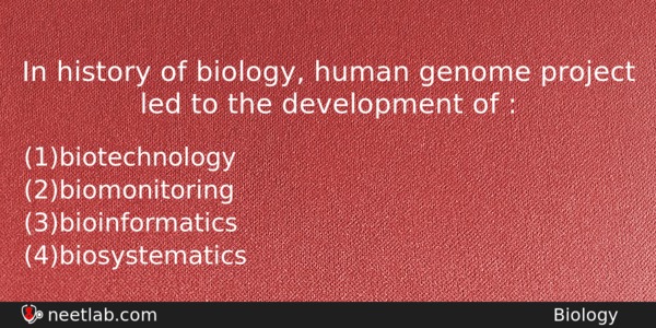 In History Of Biology Human Genome Project Led To The Biology Question 