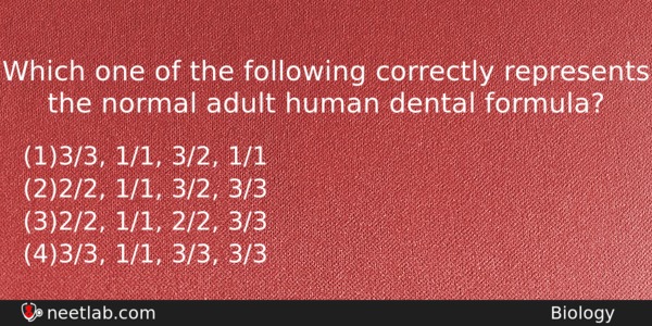 Which One Of The Following Correctly Represents The Normal Adult Biology Question 