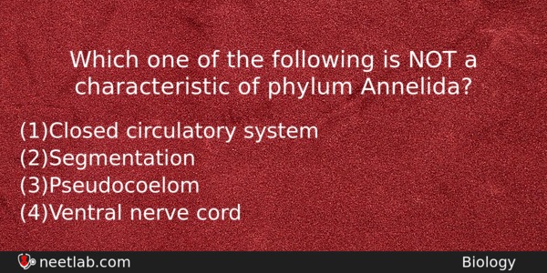 Which One Of The Following Is Not A Characteristic Of Biology Question 