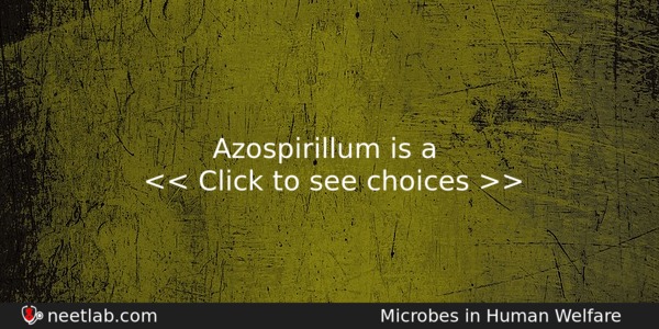 Azospirillum Is A Biology Question 