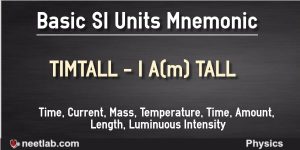 Basic Si Units Mnemonic