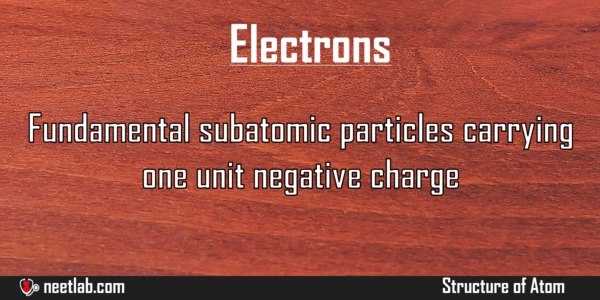 Electrons Structure Of Atom Explanation 