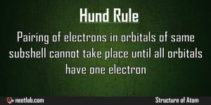 Hund Rule Structure Of Atom Explanation