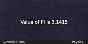 Pi Constant Physics