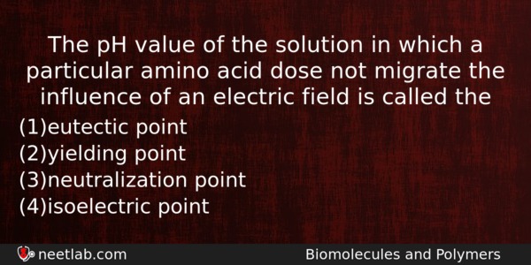 The Ph Value Of The Solution In Which A Particular Chemistry Question 