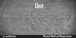 Unit Physical World And Measurement Explanation