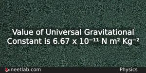 Universal Gravitational Constant Physics