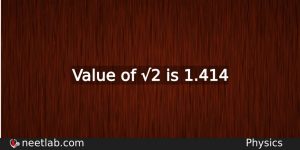 Value Of 2 Physics