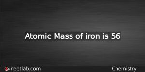 What Is The Atomic Mass Of Iron Chemistry