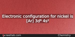 What Is The Electronic Configuration For Nickel Chemistry