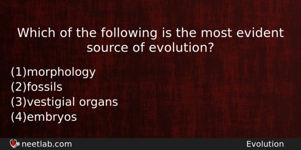 Which Of The Following Is The Most Evident Source Of Biology Question 
