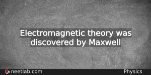 Who Discovered Electromagnetic Theory Physics