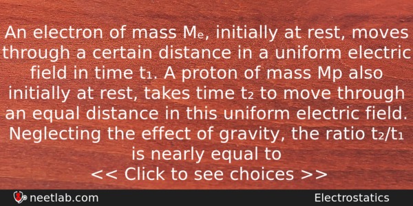 An Electron Of Mass M Initially At Rest Moves Through Physics Question 