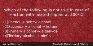 Which Of The Following Is Not True In Case Of Chemistry Question