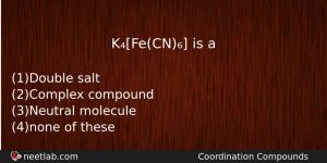 Kfecn Is A Chemistry Question