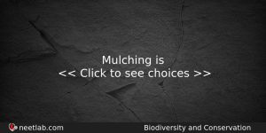 Mulching Is Biology Question