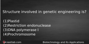 Structure Involved In Genetic Engineering Is Biology Question