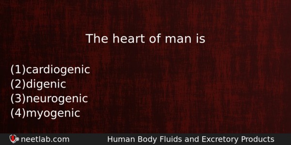 The Heart Of Man Is Biology Question 