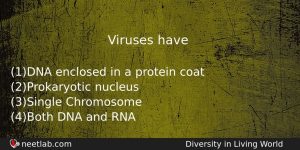 Viruses Have Biology Question