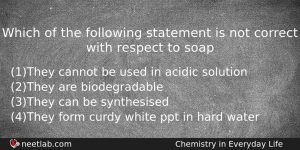 Which Of The Following Statement Is Not Correct With Respect Chemistry Question
