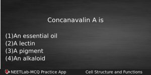Concanavalin A Is Biology Question